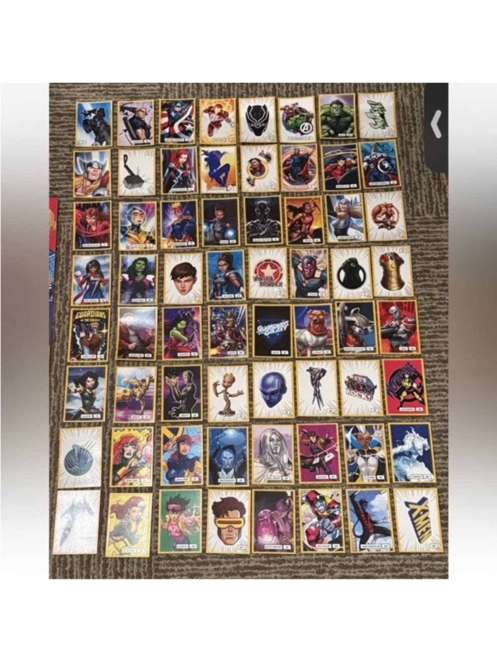 🇨🇦NOW $20🍀 2025 MARVEL BE A HERO STICKERS COMPLETE  SET OF 64 Sticker Cards